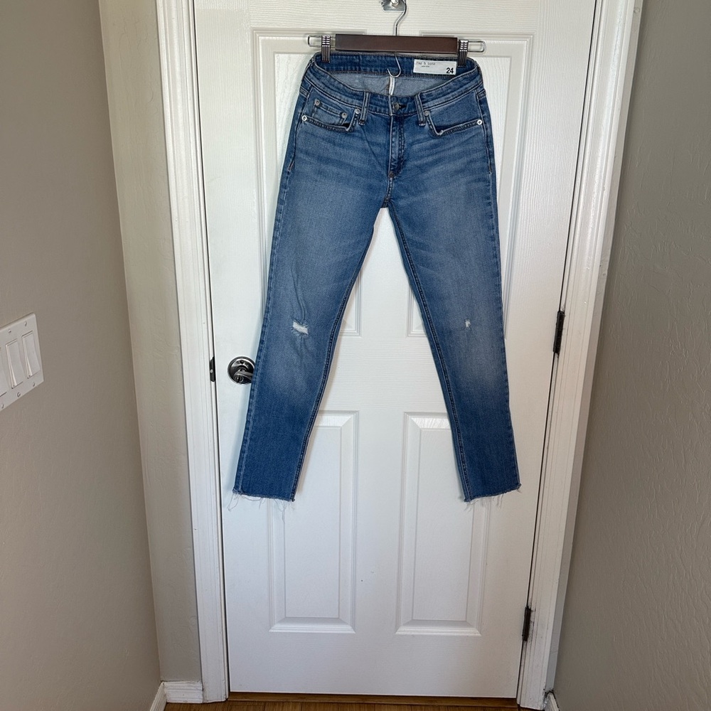 Rag & Bone DRE Women’s Jeans Low Rise Slim Boyfriend Ankle Jeans